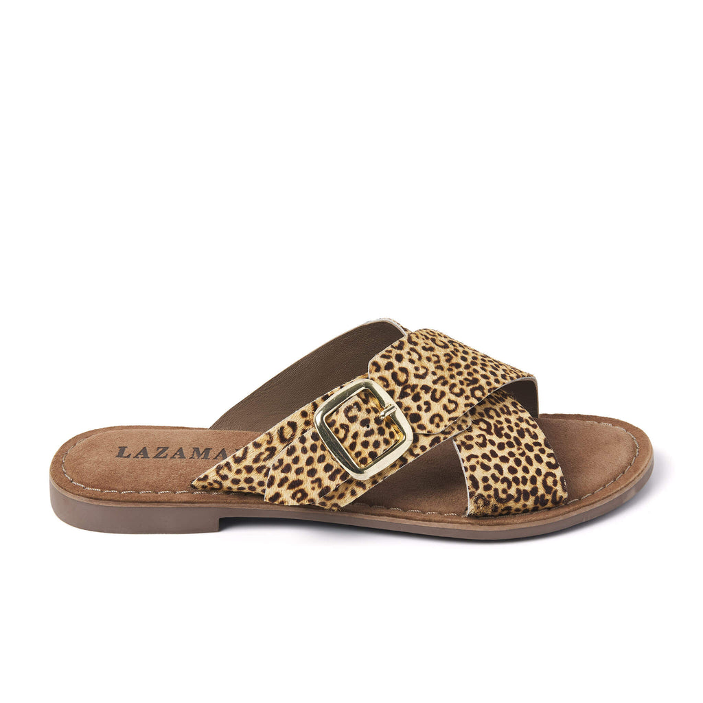 Damen Pantoletten 75.323 Leopard