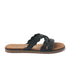 Eden Damen Leder Pantoletten Black