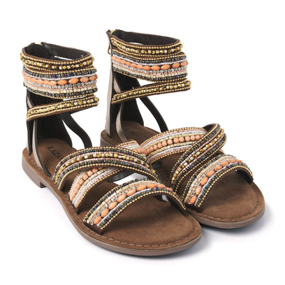 Damen Sandalen 75.393 Brown