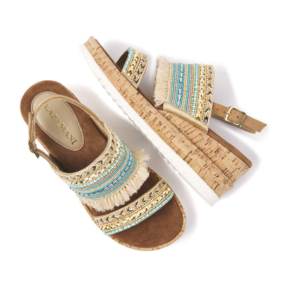 Damen Sandalen 75.399 Beige