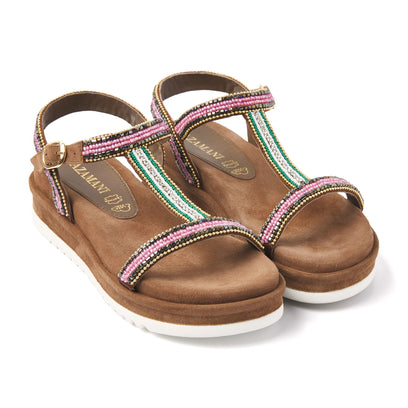 Damen Sandalen 75.417 Pink Multi