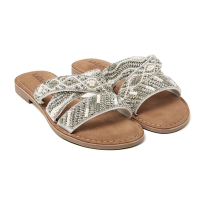 Charlie Damen-Pantoletten White