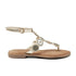 Harper Damen Ledersandalen Off-White