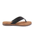 Vera Damen Leder-Zehentrenner Black