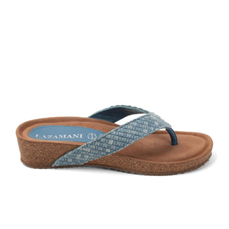 Laura Damen Pantoletten Denim