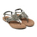 Valerie Damen Ledersandalen Pewter