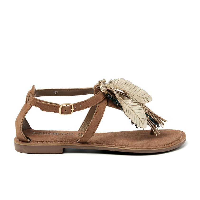 Damen Sandalen 75.899 Taupe