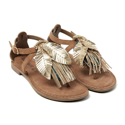 Damen Sandalen 75.899 Taupe