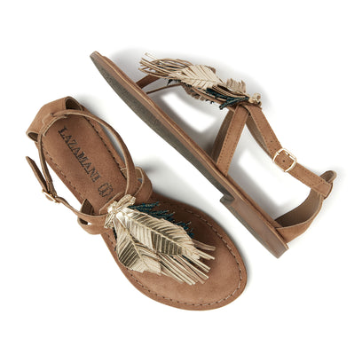 Damen Sandalen 75.899 Taupe