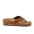 Liv Damen Leder-Zehentrenner Brown