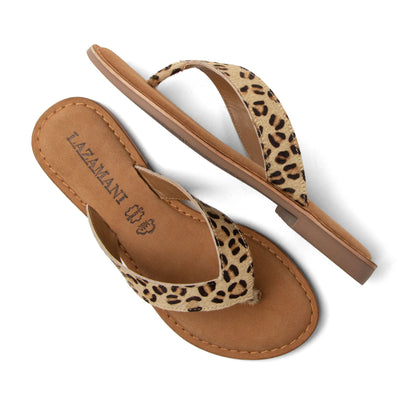 Jule Damen Zehentrenner Leopard