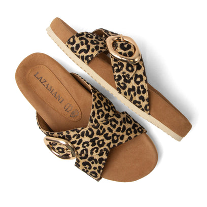 Kaja Damen Pantoletten Leopard