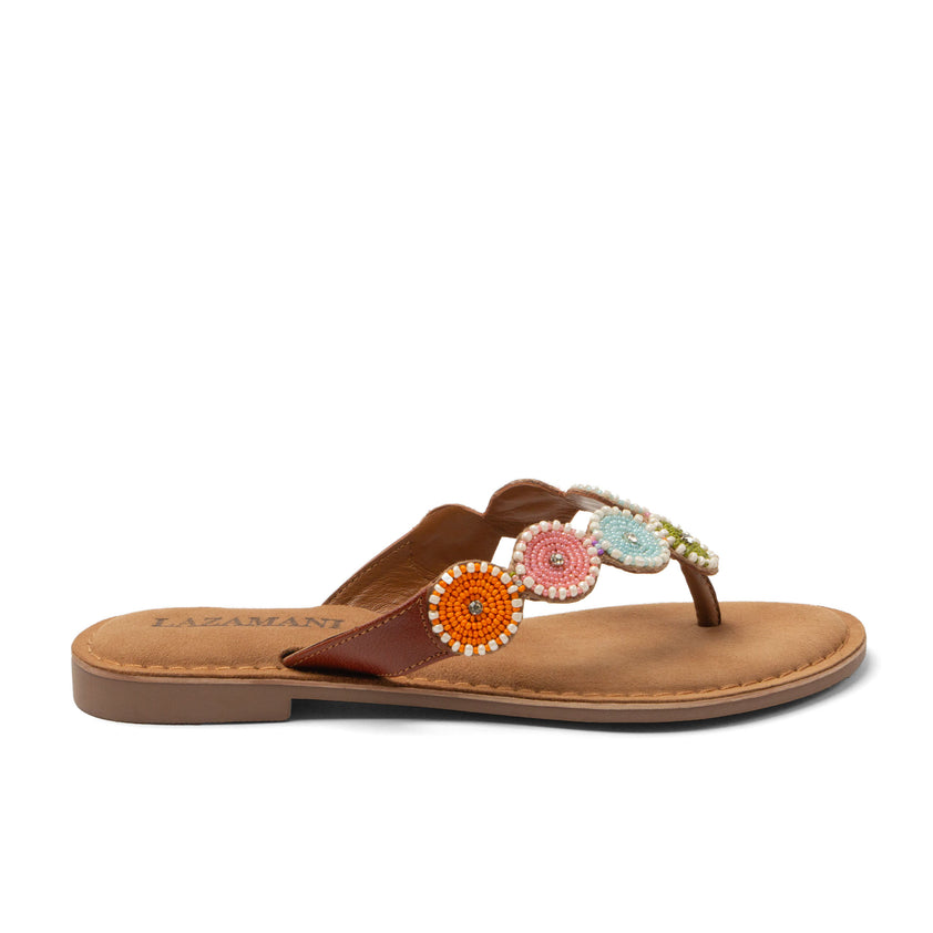 Loua Damen Leder-Zehentrenner Multi