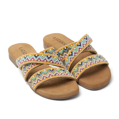 Aaf Damen-Pantoletten Multi