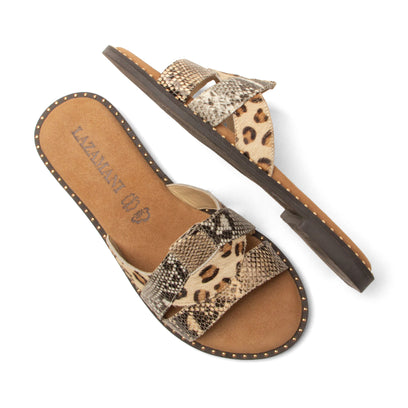 Suze Damen Pantoletten Beige
