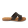 Puck Damen Leder-Pantoletten Black