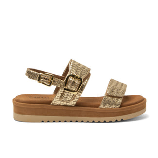 Fenna Damen Sandalen Gold