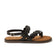 Jona Damen Leder-Sandalen Black