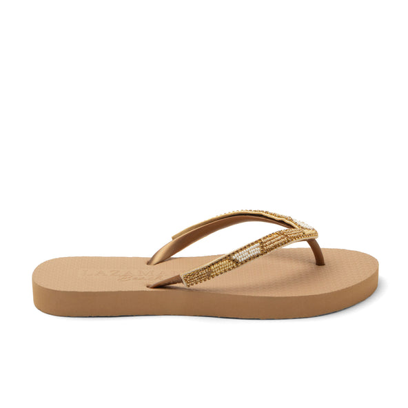 Fraser Beach Damen Flip Flops Beige