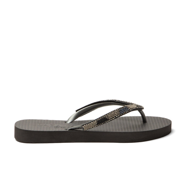 Fraser Beach Damen Flip Flops Black