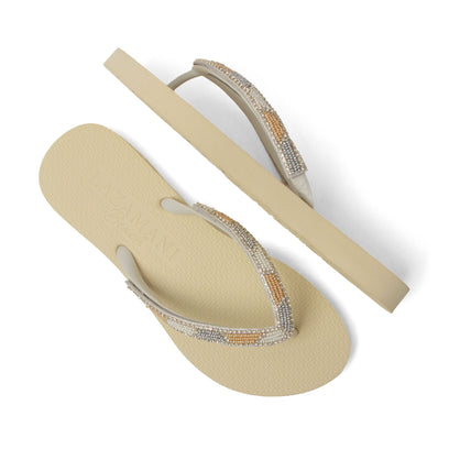 Fraser Beach Damen Flip Flops Offwhite