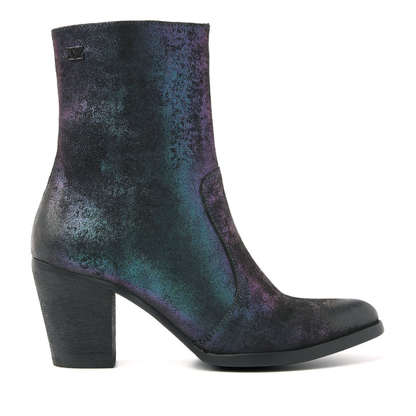 Damen-Stiefeletten 85.602 Petrol-Disco