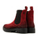 Beau Damen Wildleder Chelsea-Boots Red