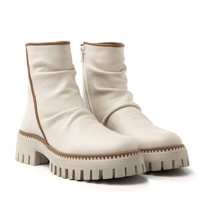 Damen-Stiefel 85.614 Off-White