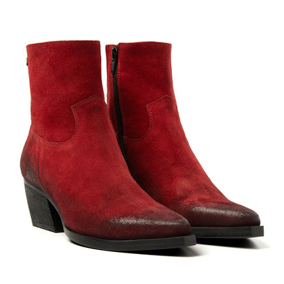 Alix Damen Wildleder-Stiefeletten Red