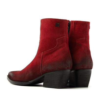 Alix Damen Wildleder-Stiefeletten Red