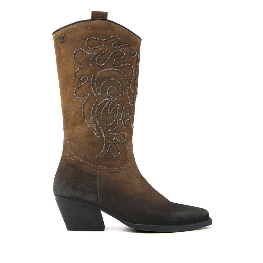 Damen-Stiefel 85.633 Cognac