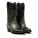 Céline Damen Leder Cowboy-Stiefel Pewter