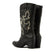 Ariane Damen Leder Cowboy-Stiefel Black