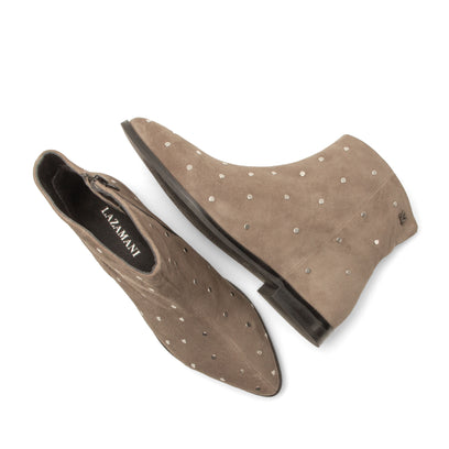 Dana Damen Wildleder-Stiefeletten Taupe