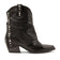 Yara Damen Leder Stiefeletten Black