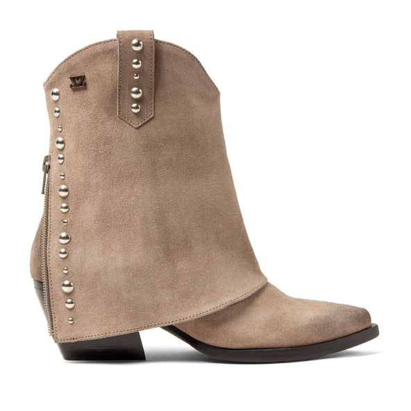 Yara Damen Wildleder Stiefeletten Fango