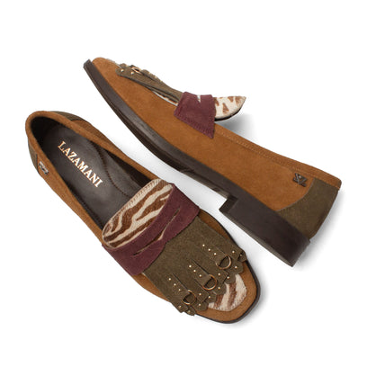 Lola Damen Wildleder-Loafer Tan