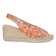 Laila-LL Damen Leder-Espadrilles Multi
