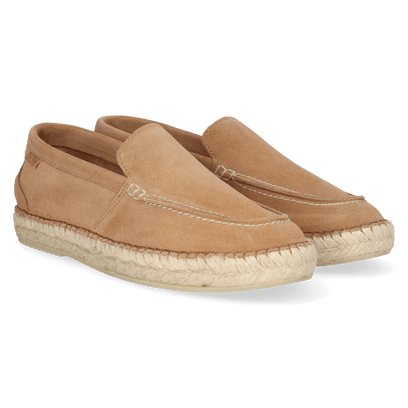 Milo Herren Wildleder-Espadrilles Camel
