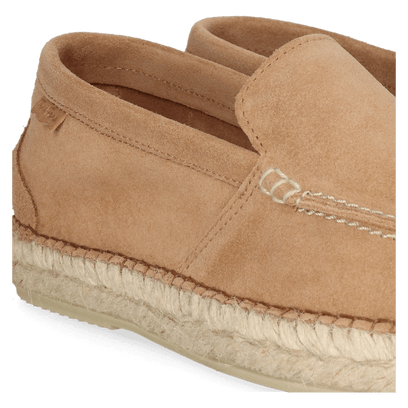 Milo Herren Wildleder-Espadrilles Camel
