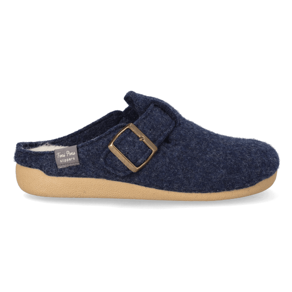 Mima-FP Damen Hausschuhe Blau