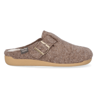 Mima-FP Damen Hausschuhe Taupe
