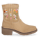 Monells Damen Wildleder-Boots Beige