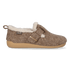 Moni-FP Damen Filz-Hausschuhe Taupe