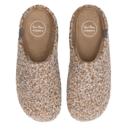 Nauel-CW Herren Hausschuhe Beige