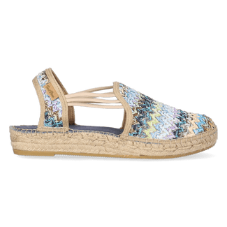 Noa-NZ Damen Espadrilles Blau