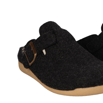 Norton-FP Herren Filz-Hausschuhe Negre