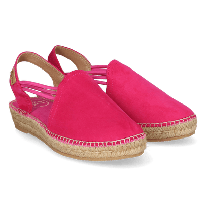 Nuria Damen Espadrilles Fucsia