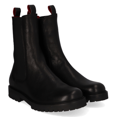 BEBE 03.01 Damen Leder-Boots Black