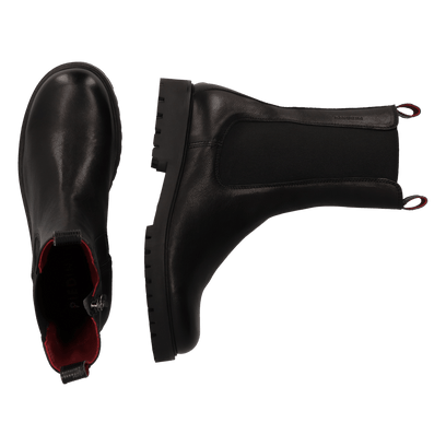 BEBE 03.01 Damen Leder-Boots Black